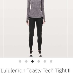 lululemon athletica Toasty Tech Tight II Purple Leggings